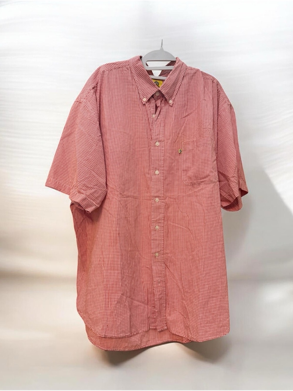 Vintage Duck Head Red Gingham Short Sleeve Button-Down Shirt 2XL